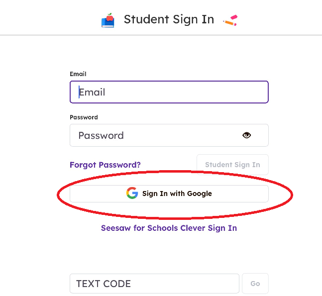 Seesaw login deals for students